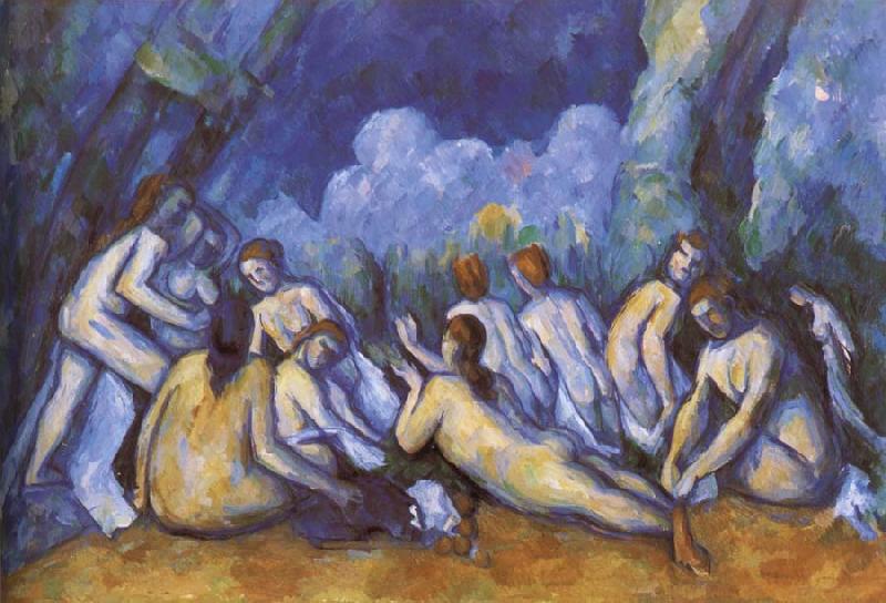 Paul Cezanne Portrait of bather oil painting image